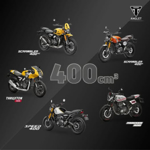 Découvrez toute la gamme Triumph 400 cm3 chez Triumph Anglet